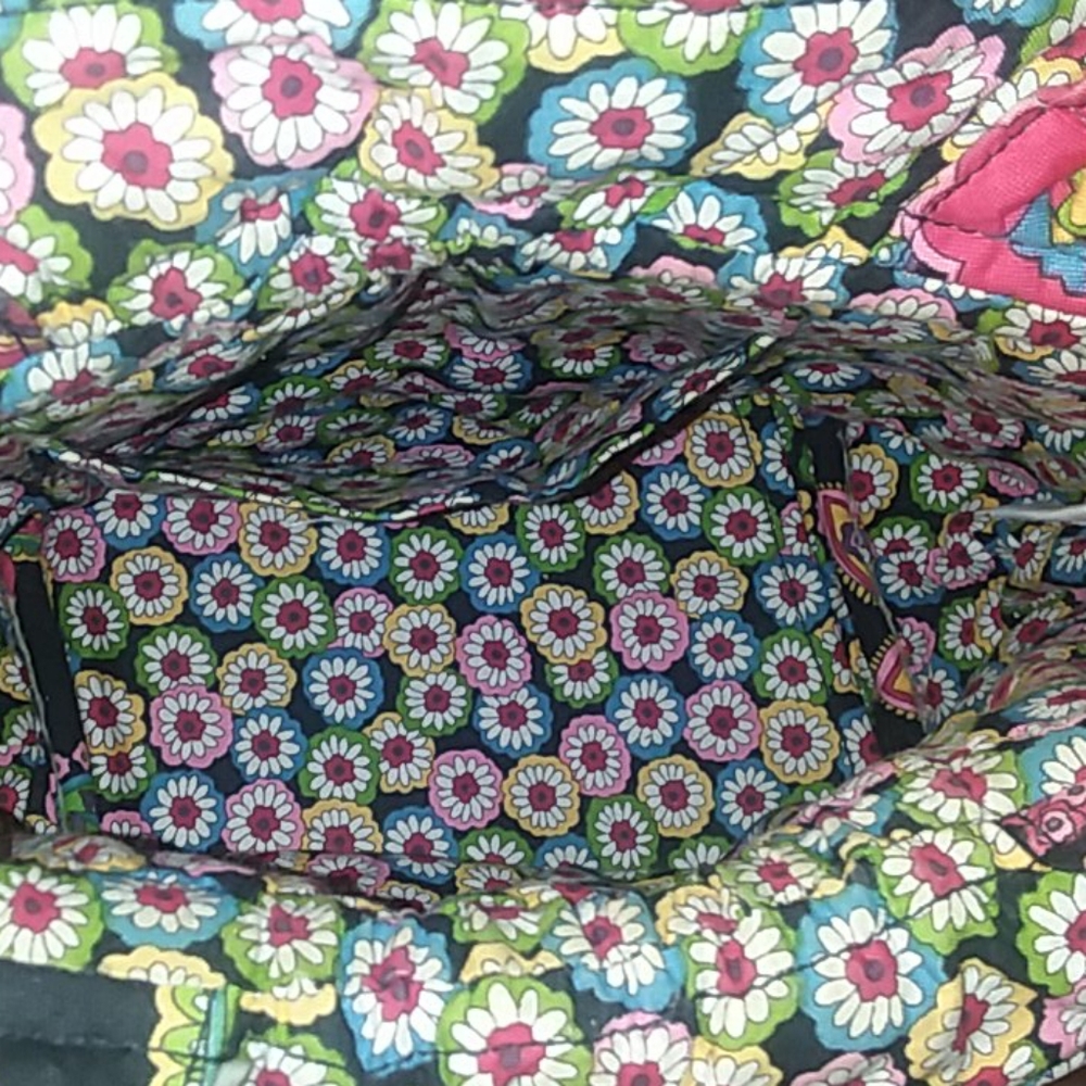 Vera Bradley Symphony in Hue Winter 2009 Archived Print Small Bucket Bag - Picture 13 of 16